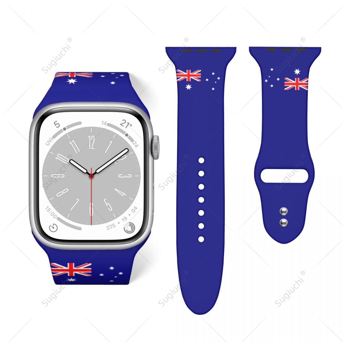 3D Printing Watch - Unisex ออสเตรเลียธง 3D การพิมพ์กีฬาสําหรับ Apple Watch