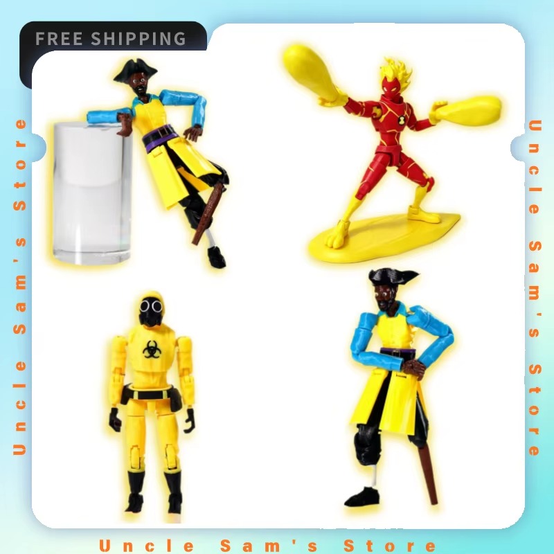 3D Printing Action Figure - ฟิกเกอร์แอคชั่นแบบหลายข้อต่อพิมพ์ 3 มิติ ซูเปอร์ แบ็ครูมส์ ไพเรต