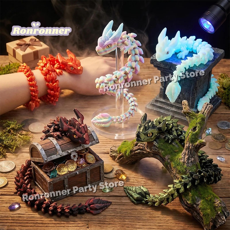 3D Printing Action Figure - โมเดลพิมพ์ 3 มิติ รูปมังกร ขนาด 30