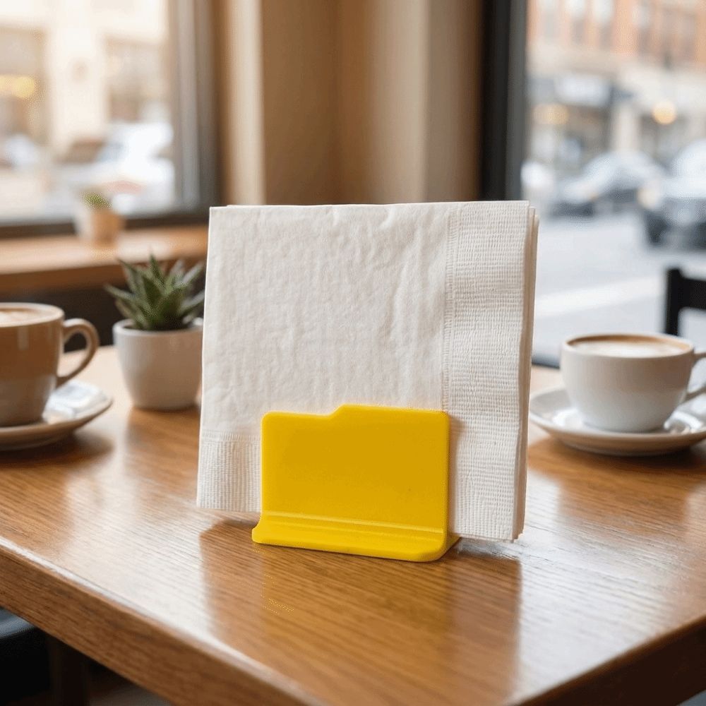3D Printing Use - ที่วางกระดาษเช็ดปากแบบพิมพ์ 3 มิติอเนกประสงค์แบบพกพาขนาดเล็กสำหรับตั้งโต๊ะ ใช้ตกแต่ง ประหยัดพื้นที่ ใช้เป็นขาตั้งแล็ปท็อป