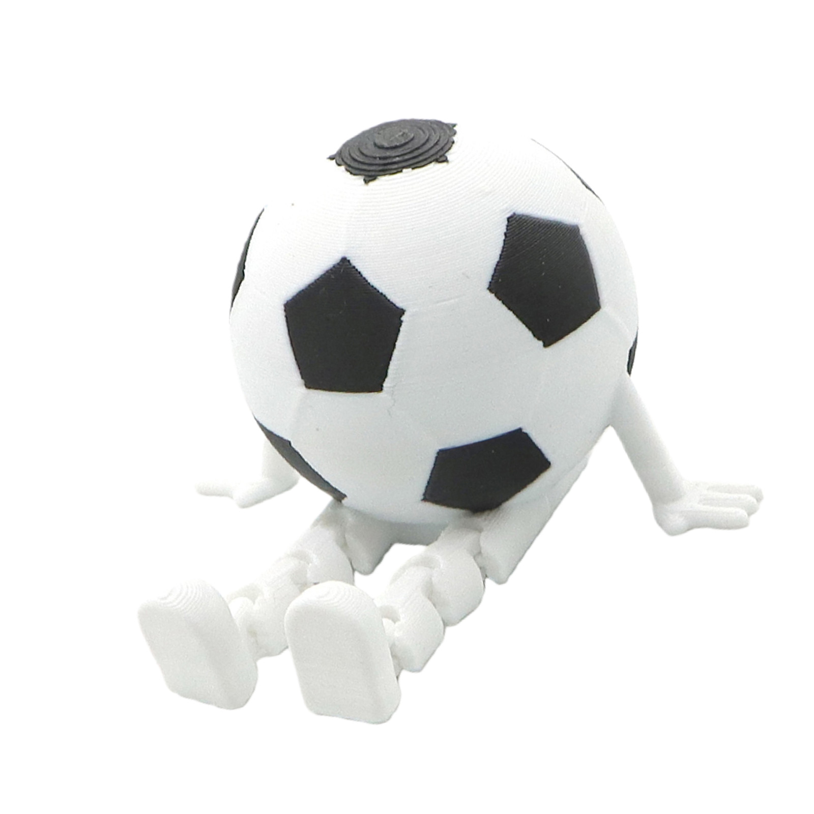 3D Printing Pla - ตุ๊กตาบอลกีฬา 3D พิมพ์ลายน่ารัก ตกแต่งโต๊ะทำงาน แขนขาขยับได้ ใช้งานได้หลากหลาย