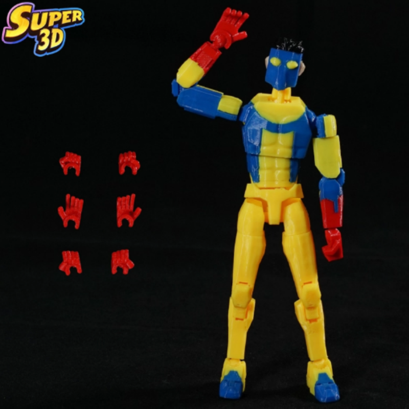 3D Printing Action Figure - ของเล่นแอ็คชั่นฟิกเกอร์ซีรีส์อินวินซิเบิล พิมพ์ 3 มิติ ของเล่นโมเดลอนิเมะ ลัคกี้