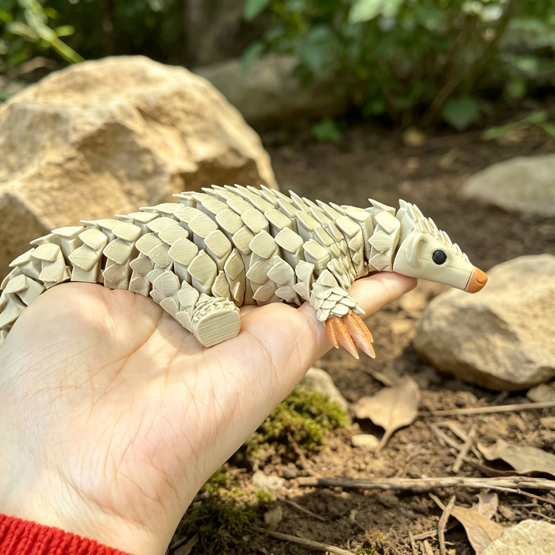 3D Printing Use - รูปปั้นเม่นอนิเมะพิมพ์ 3 มิติ - ของตกแต่งรูปสัตว์สีไล่ระดับทำจากพลาสติกทนทาน ไม่ต้องใช้ไฟฟ้าสำหรับใช้ภายใน/ภายนอกอาคาร
