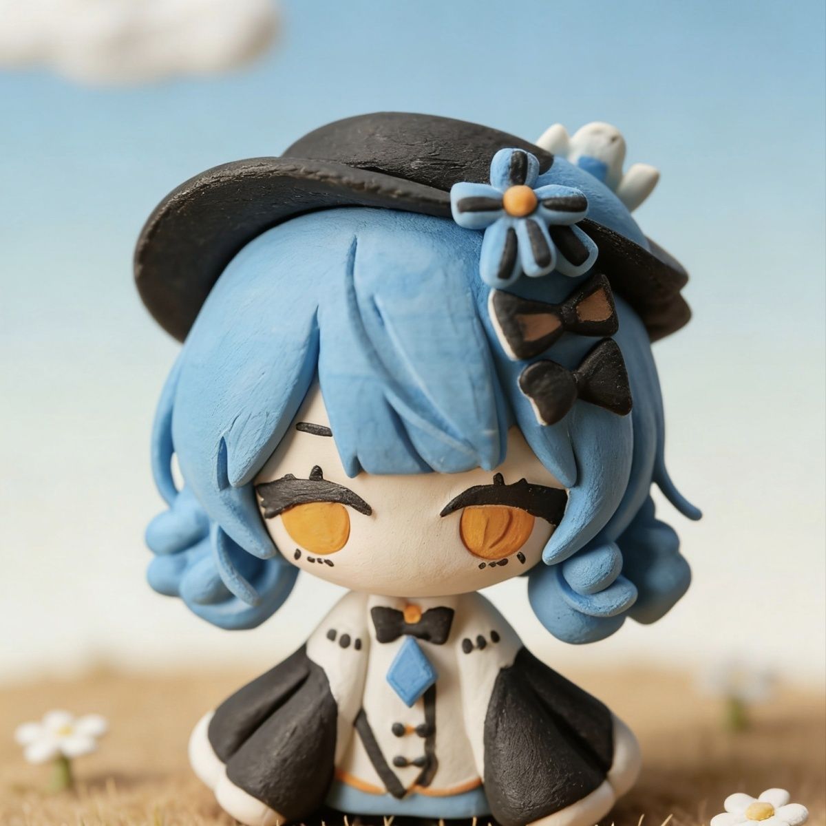 3D Printing Figure - เกมสาวน้อยเวทมนตร์ คดีพิชัยกรรมแม่มด ฮิกามิ เมรุรุ ‌ คอสเพลย์