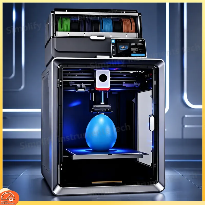 3D Printing Industrial - เครื่องพิมพ์ 3D ความละเอียดสูงแบบ FDM ปรับระดับอัตโนมัติ พิมพ์หลายสี