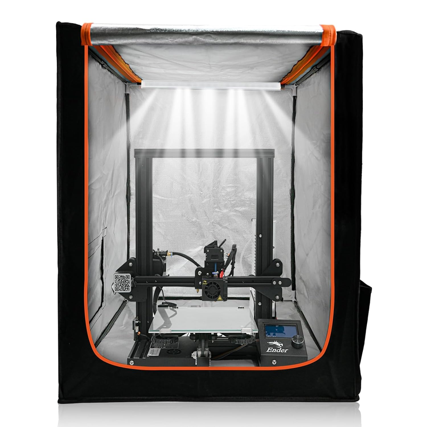 Enclosure 3D Printing - ตู้ครอบเครื่องพิมพ์สามมิติ CREALITY YOOPAI พร้อมไฟ LED ป้องกันไฟ