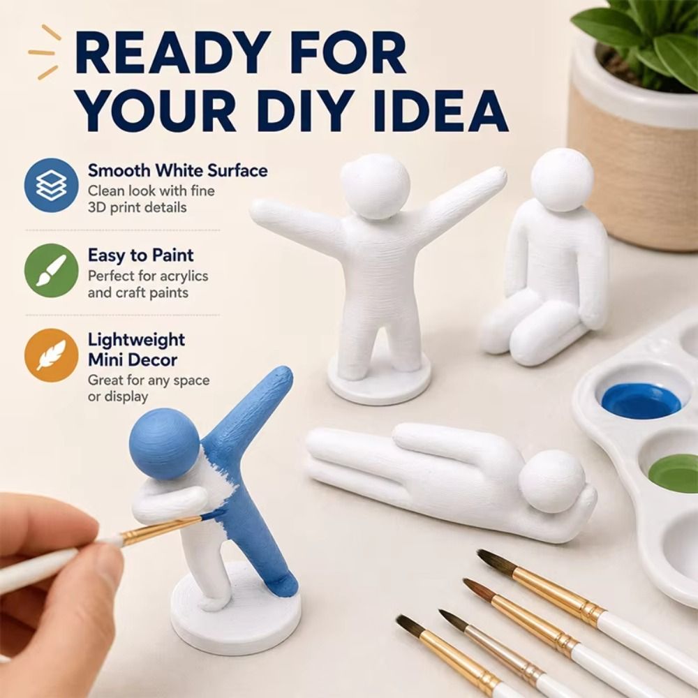 ของตกแต่งเมคคาที่สามารถทาสีได้ - 3D Printing Figure บทวิจารณ์และราคา