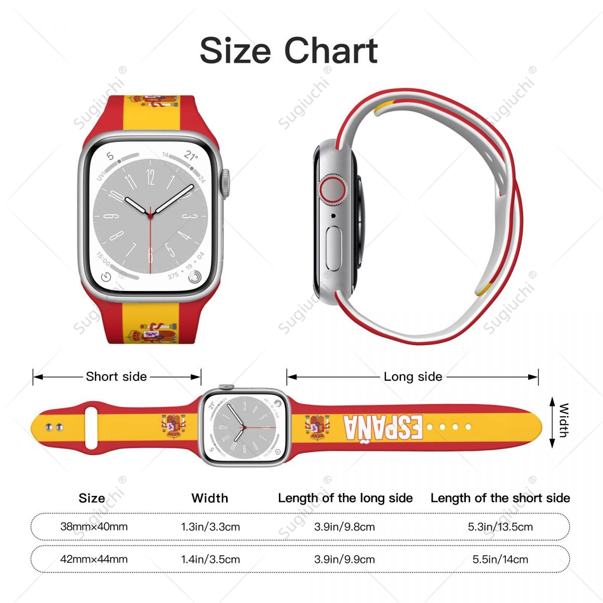 Unisex สเปนธง 3D การพิมพ์กีฬาส - 3D Printing Watch บทวิจารณ์และราคา