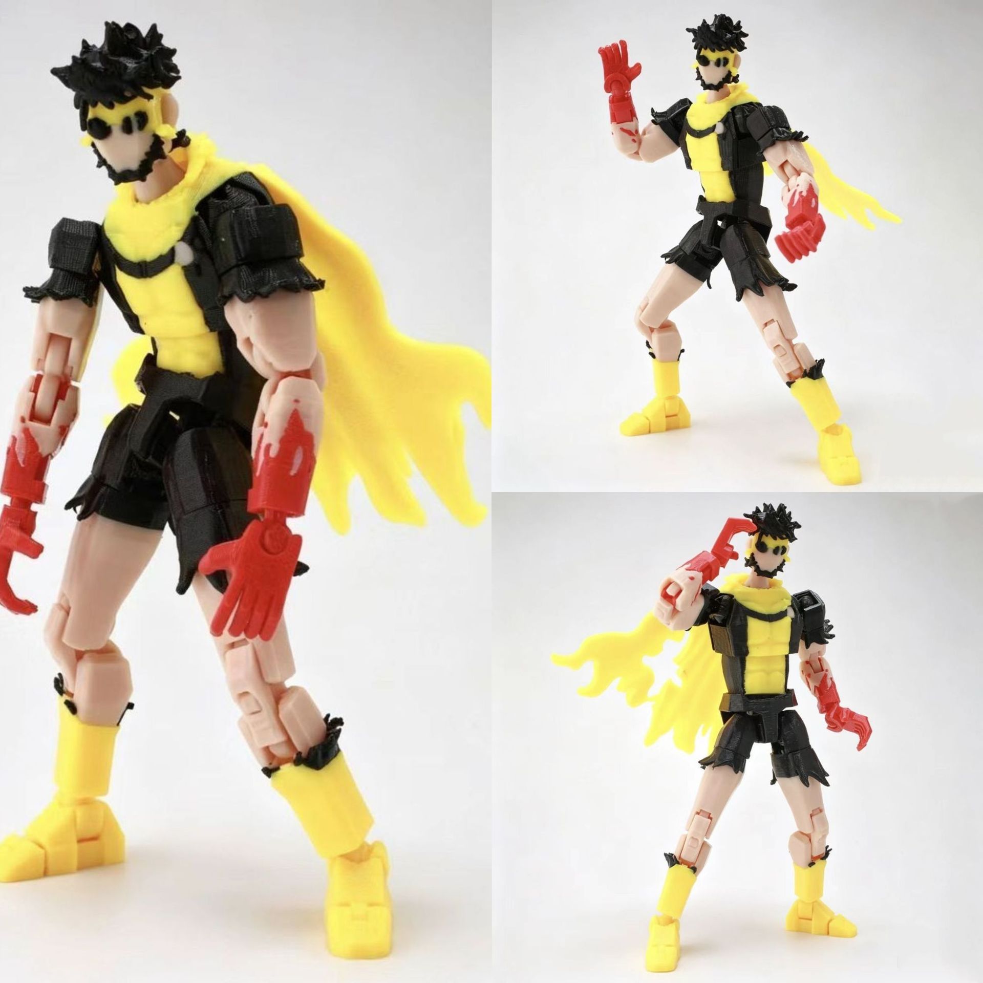 ตุ๊กตาขยับได้หลายข้อต่อ พิมพ์  - 3D Printing Figure บทวิจารณ์และราคา