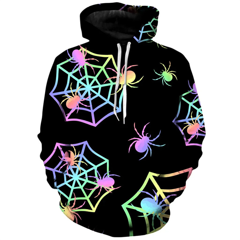 เสื้อฮู้ดกะโหลกใยแมงมุมสำหรับผ - 3D Printing Web บทวิจารณ์และราคา