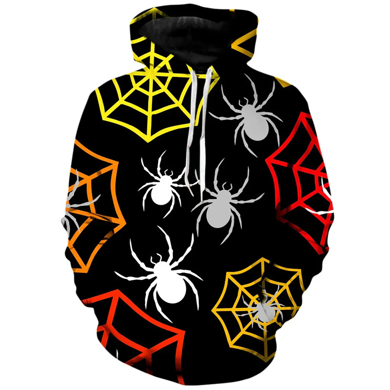 เสื้อฮู้ดกะโหลกใยแมงมุมสำหรับผ - 3D Printing Web บทวิจารณ์และราคา