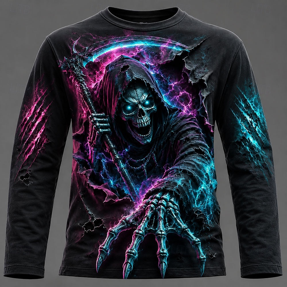 เสื้อยืดแขนยาวพิมพ์ลายกราฟิก 3 - 3D Printing Jersey บทวิจารณ์และราคา