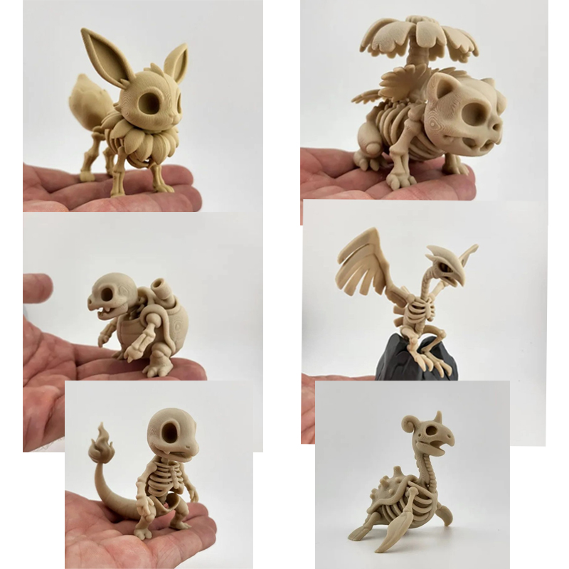 โมเดลกระดูกฟอสซิลโปเกมอน อีวุย - 3D Printing Pla บทวิจารณ์และราคา
