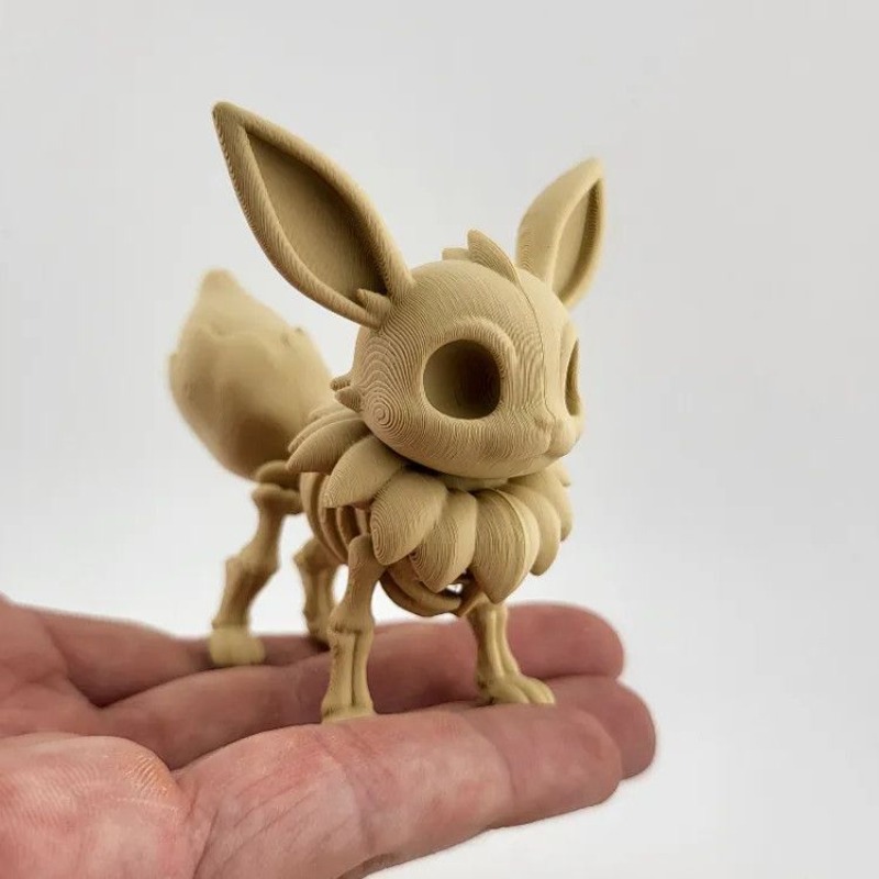 โมเดลกระดูกฟอสซิลโปเกมอน อีวุย - 3D Printing Pla บทวิจารณ์และราคา
