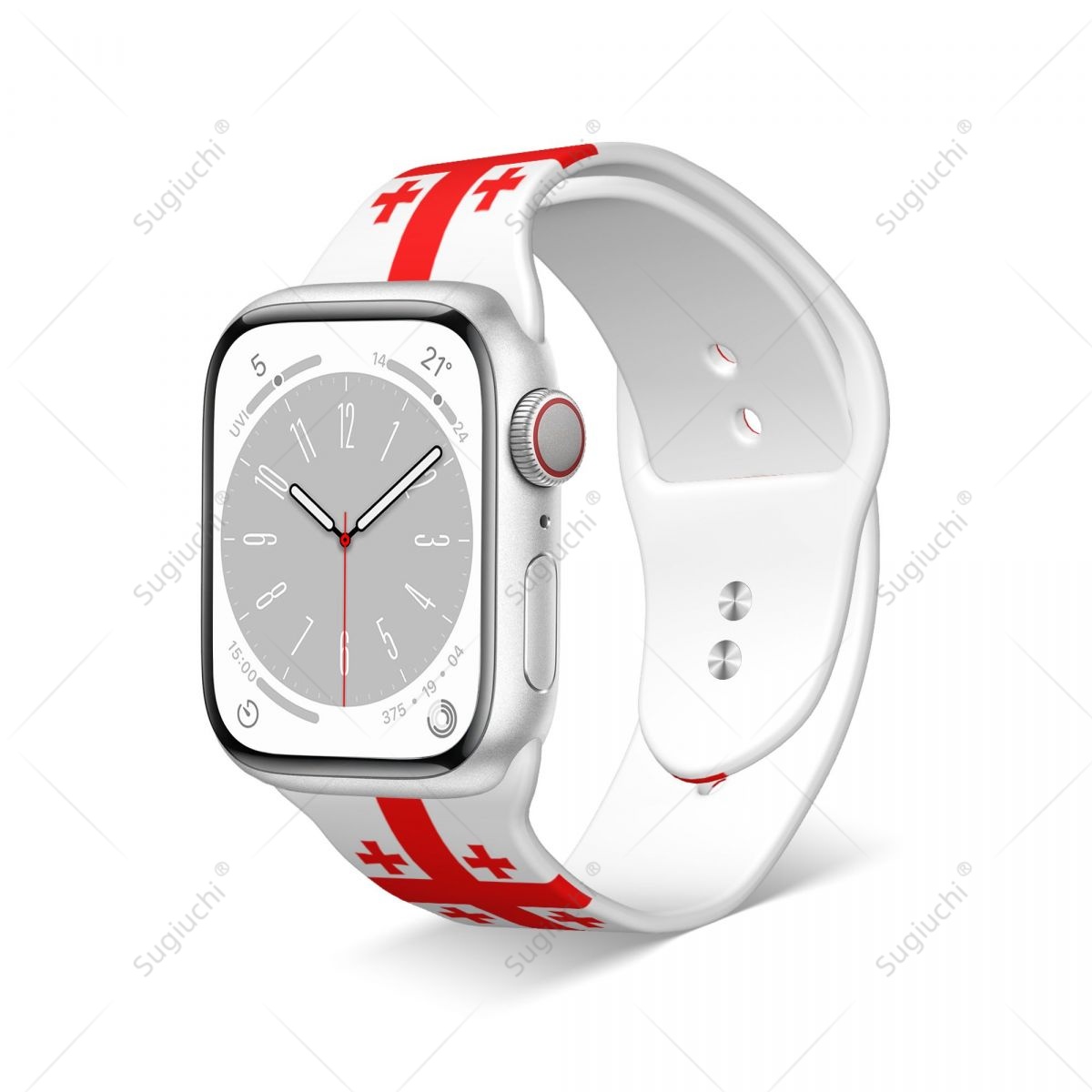 Unisex จอร์เจียธง 3D การพิมพ์ก - 3D Printing Watch บทวิจารณ์และราคา