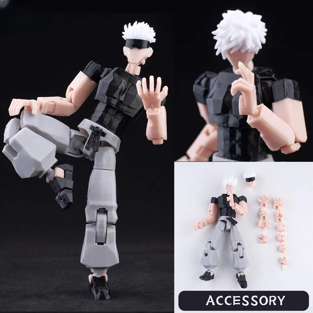 จูจุตสึ ไคเซ็น ฟิกเกอร์อนิเมะ  - 3D Printing Action Figure บทวิจารณ์และราคา