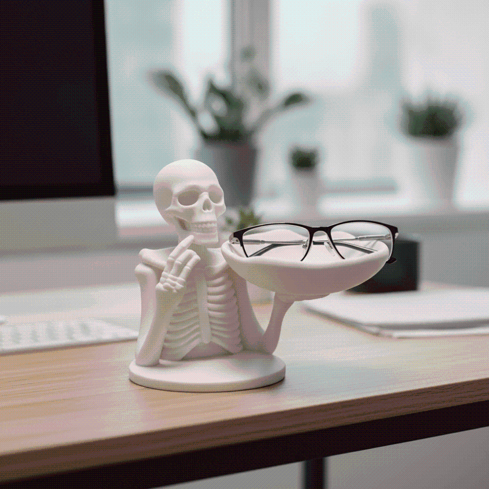 ชามใส่ขนมรูปโครงกระดูกพิมพ์ 3  - 3D Printing Pla บทวิจารณ์และราคา