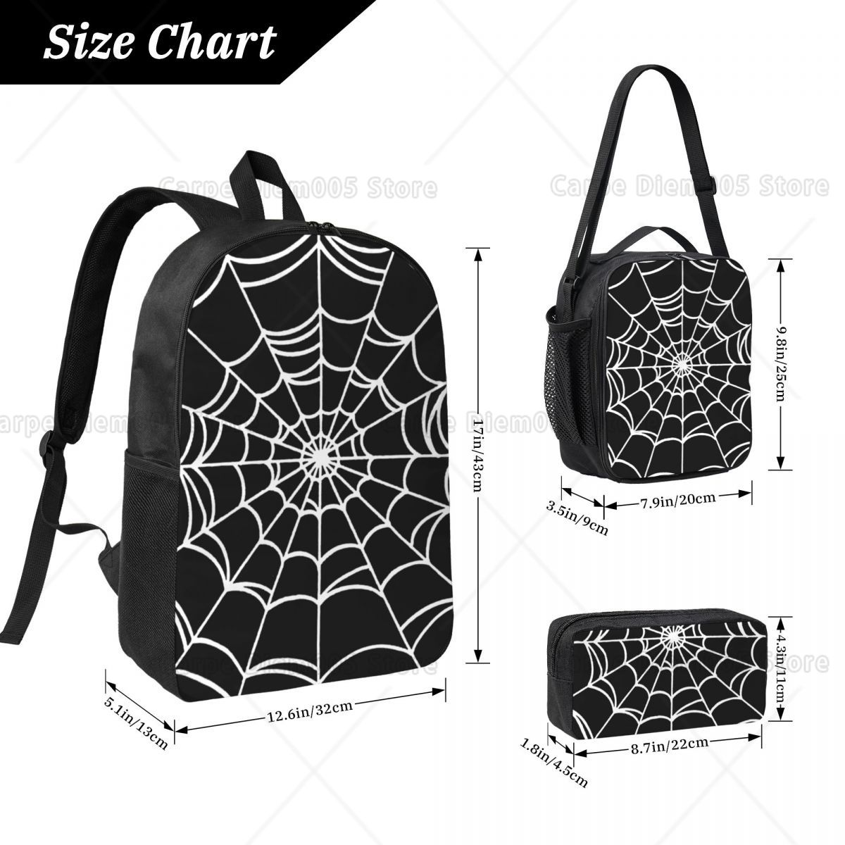 Black Web Spider พิมพ์ชุดกระเป - 3D Printing Web บทวิจารณ์และราคา