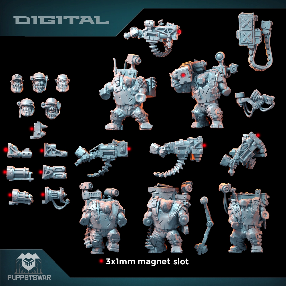 Orc Ultimate Badasses Squad, ฟ - 3D Printing Action Figure บทวิจารณ์และราคา
