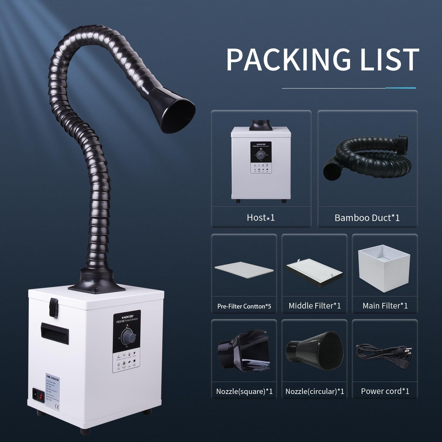 เครื่องดูดควันอุตสาหกรรม KNOKO - 3D Printing Industrial บทวิจารณ์และราคา