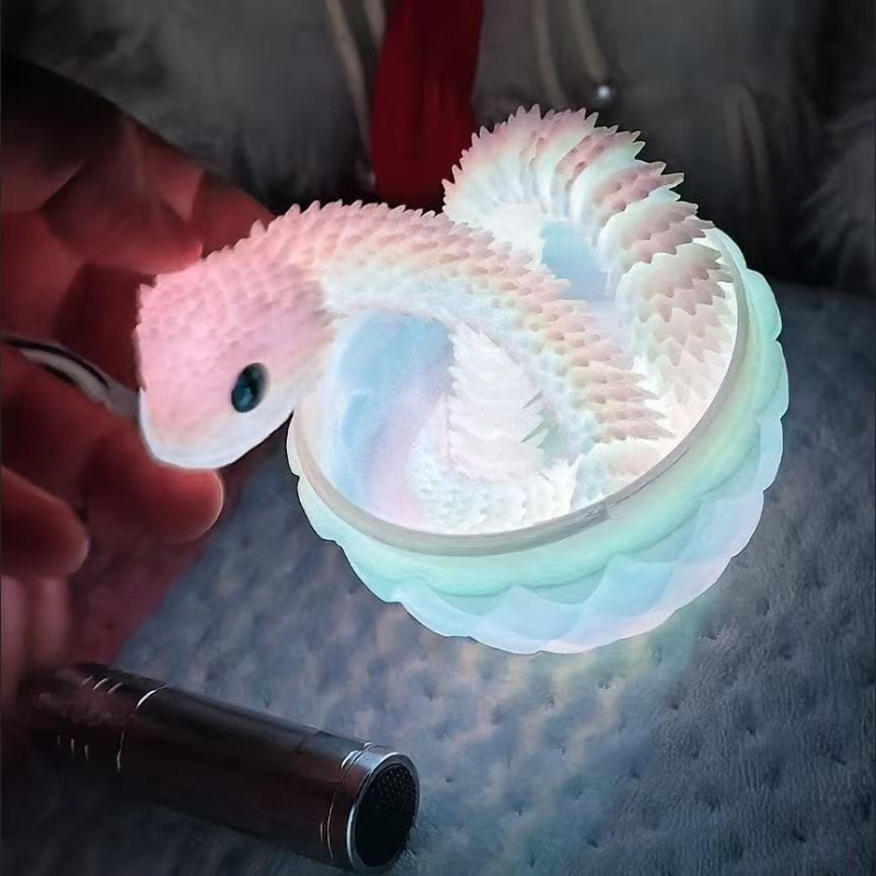 30/60/80 ซม.3D พิมพ์งูเรืองแสง - 3D Printing Action Figure บทวิจารณ์และราคา