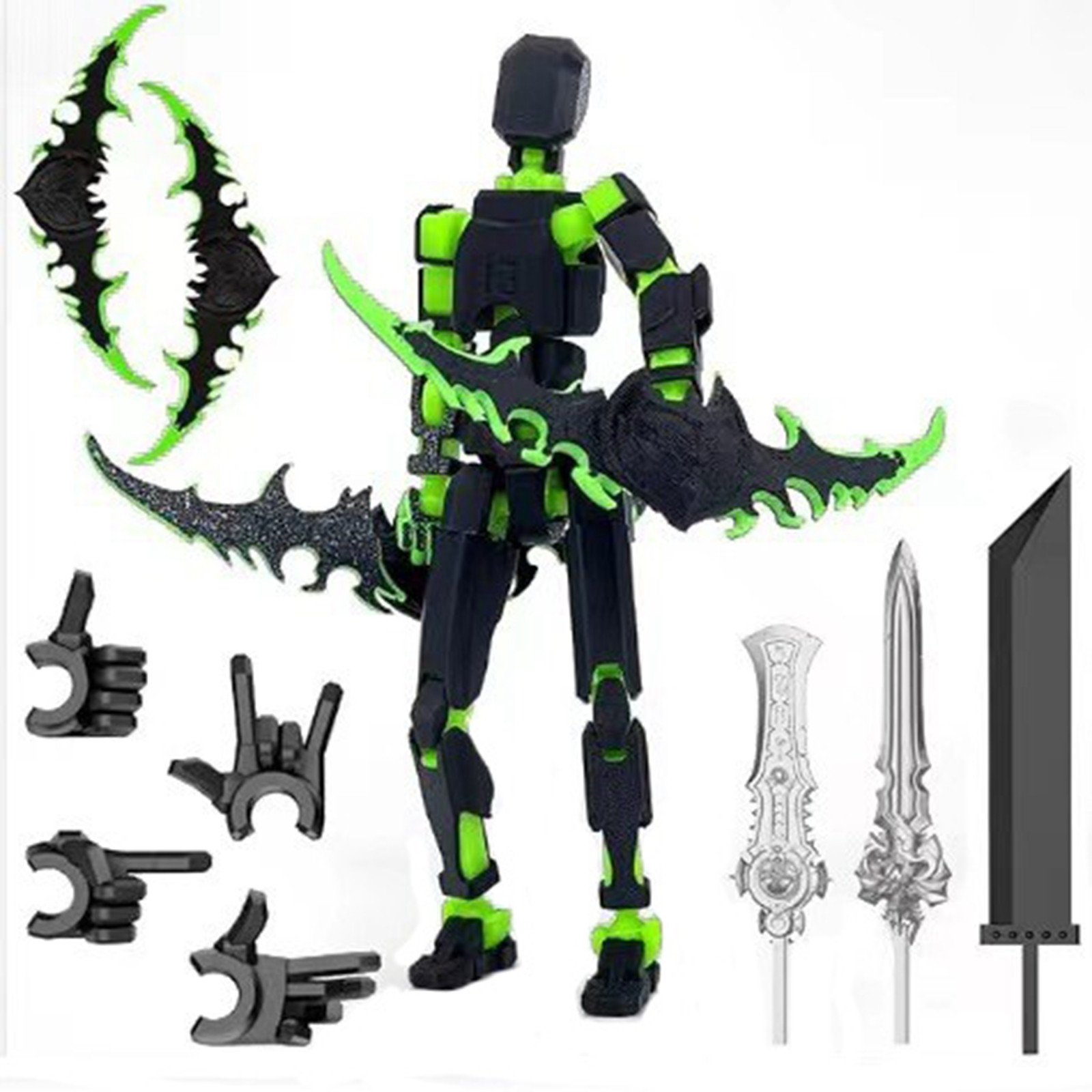 Titan 13 ปีกรูปของเล่น Lucky T - 3D Printing Action Figure บทวิจารณ์และราคา