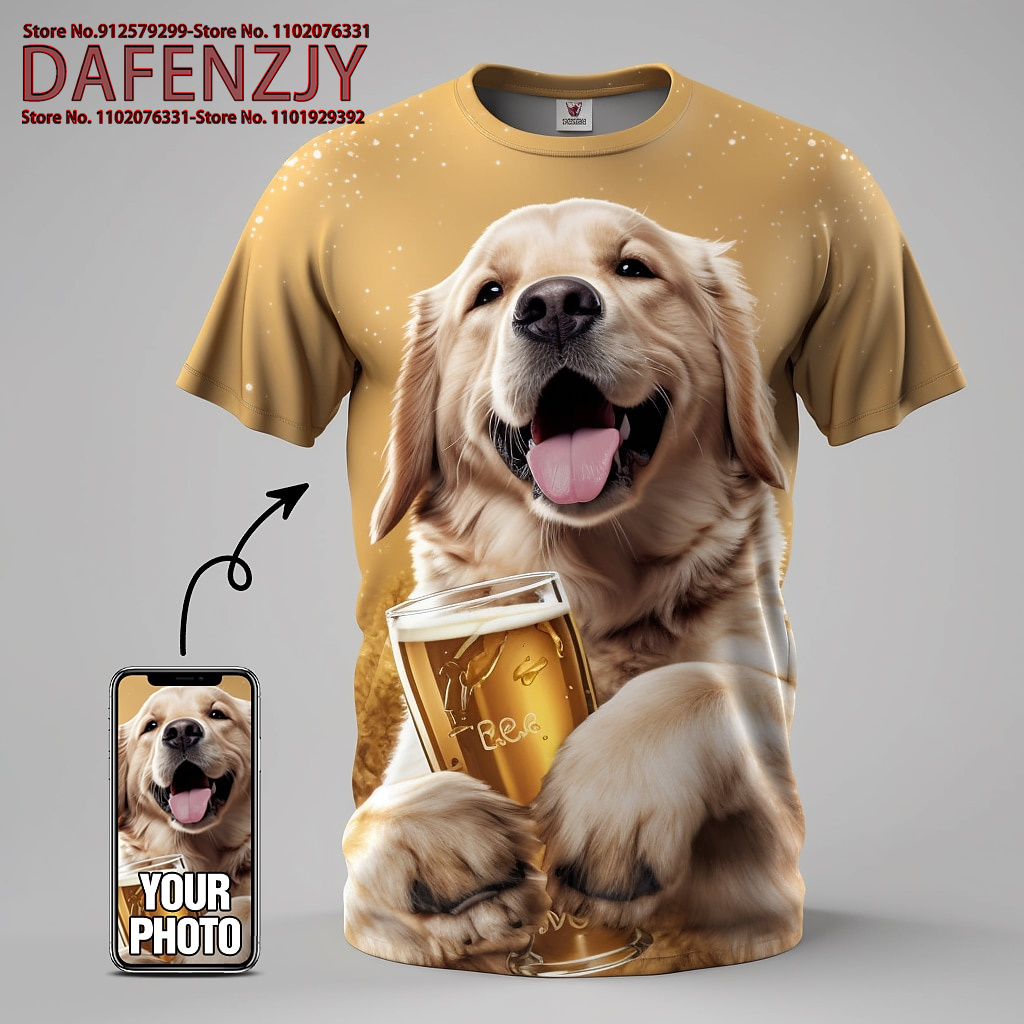 เสื้อยืดสำหรับผู้ชาย/แฟชั่นสำห - 3D Printing Foto บทวิจารณ์และราคา
