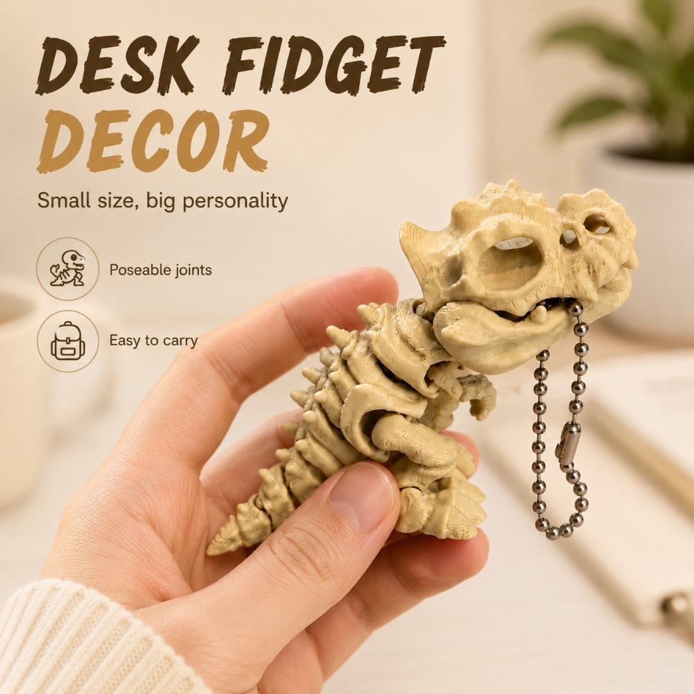 โมเดลโครงกระดูกไทแรนโนซอรัสเร็ - 3D Printing Pla บทวิจารณ์และราคา