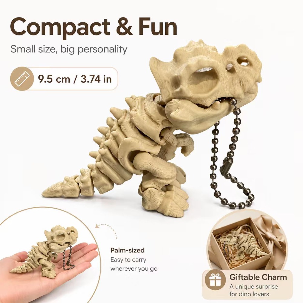 โมเดลโครงกระดูกไทแรนโนซอรัสเร็ - 3D Printing Pla บทวิจารณ์และราคา