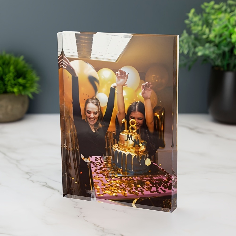 บล็อกภาพอะคริลิก 3D พระอาทิตย์ - 3D Printing Foto บทวิจารณ์และราคา