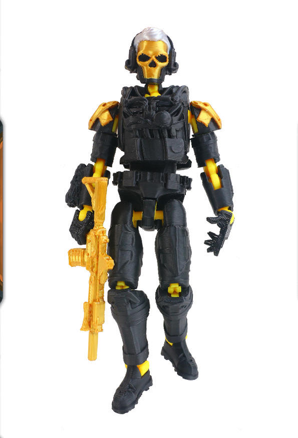 พวงกุญแจพิมพ์ 3 มิติรูปทรงนามธ - 3D Printing Action Figure บทวิจารณ์และราคา