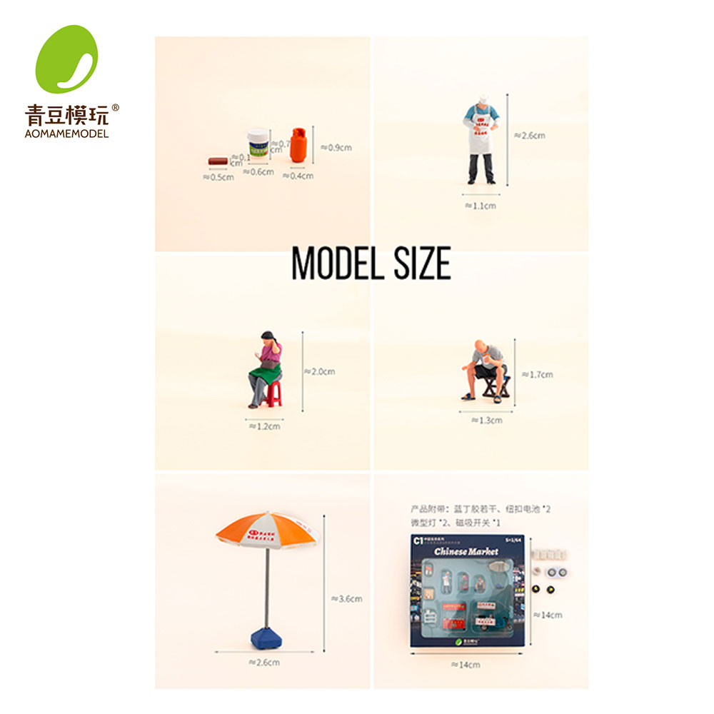 ชุดโมเดลตลาดกลางคืน 1/64 - ร้า - 3D Printing App บทวิจารณ์และราคา