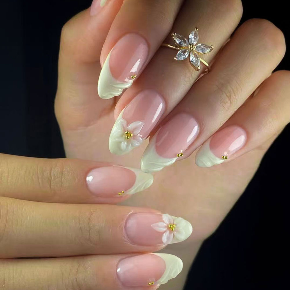24 ชิ้น เล็บเจล 3 มิติ ลายปลาว - 3D Printing Nails บทวิจารณ์และราคา