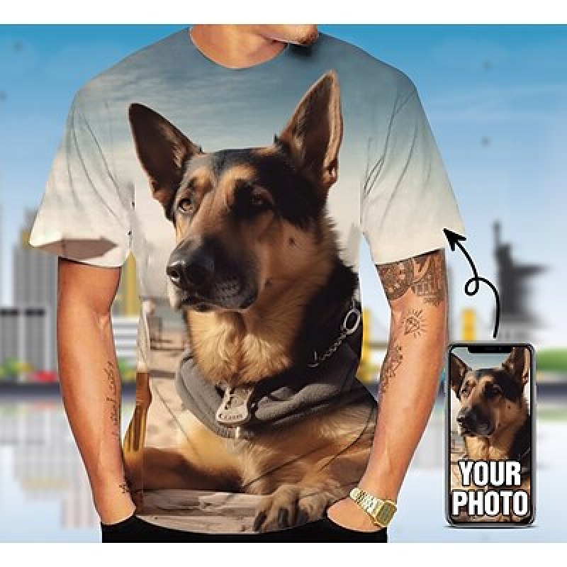 เสื้อยืดสำหรับผู้ชายเสื้อยืดพิ - 3D Printing Foto บทวิจารณ์และราคา