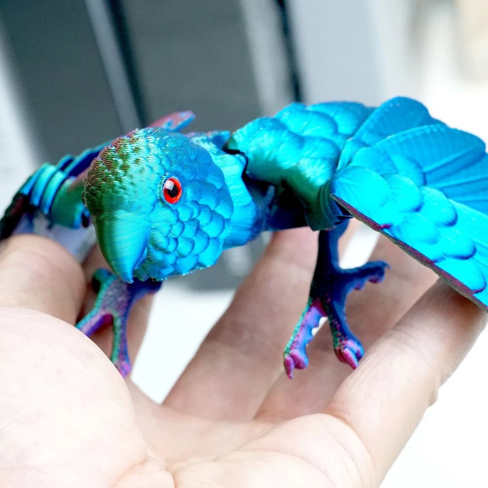 จําลองตา 3D พิมพ์นกแก้วรุ่นประ - 3D Printing Figure บทวิจารณ์และราคา
