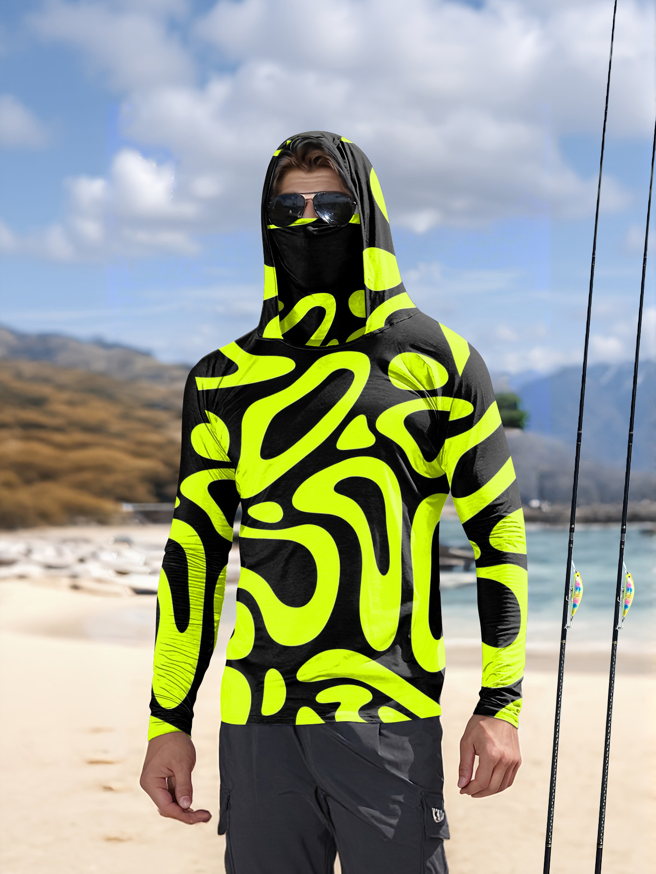 เสื้อเชิ้ตแขนยาวผู้ชายสไตล์ใหม - 3D Printing Jersey บทวิจารณ์และราคา