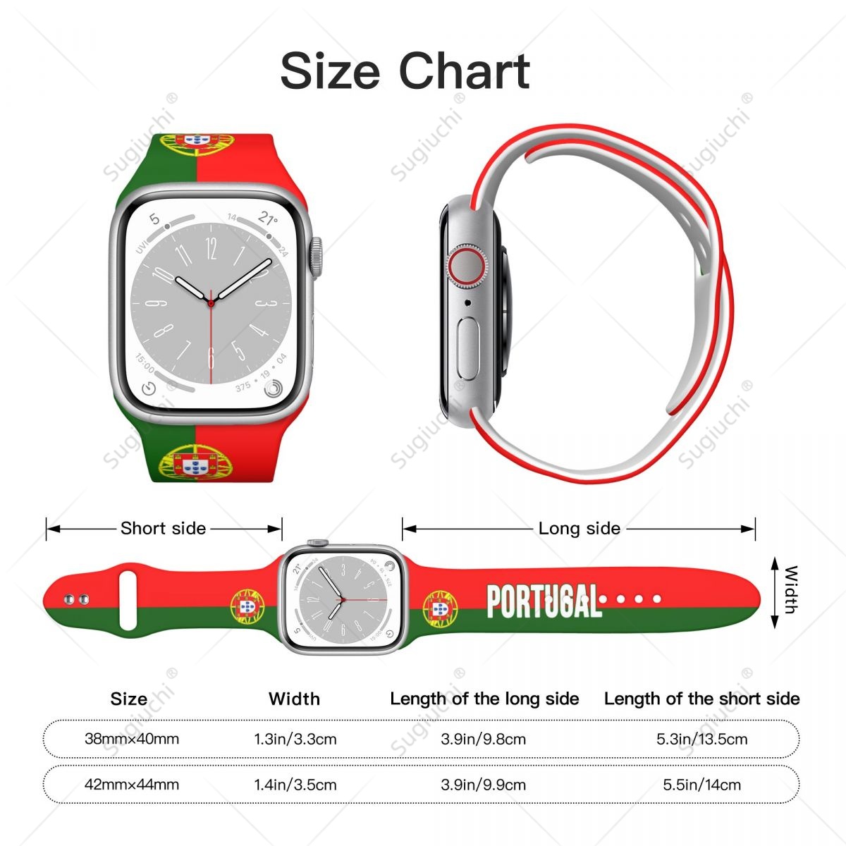 Unisex ธงโปรตุเกส 3D การพิมพ์ก - 3D Printing Watch บทวิจารณ์และราคา