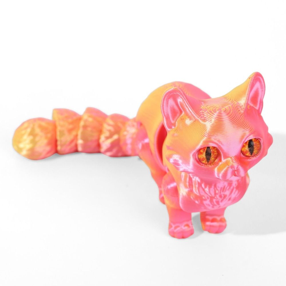โมเดลแมวพิมพ์ 3 มิติ ตาโต วัสด - 3D Printing Figure บทวิจารณ์และราคา