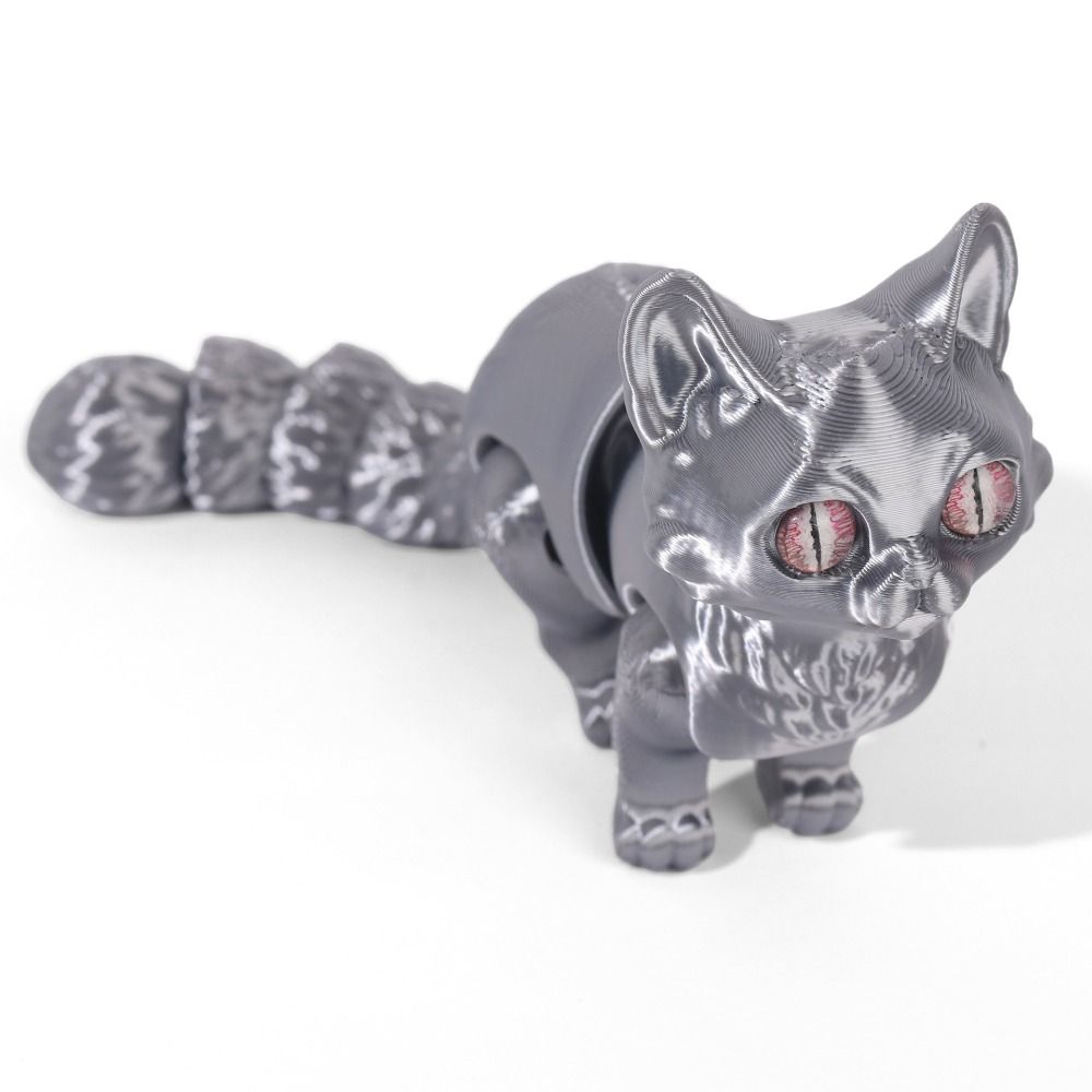 โมเดลแมวพิมพ์ 3 มิติ ตาโต วัสด - 3D Printing Figure บทวิจารณ์และราคา