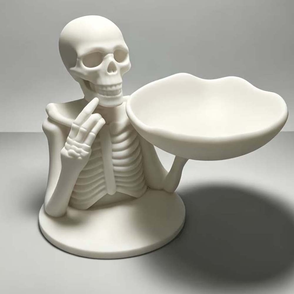 ชามใส่ขนมรูปโครงกระดูกพิมพ์ 3  - 3D Printing Pla บทวิจารณ์และราคา