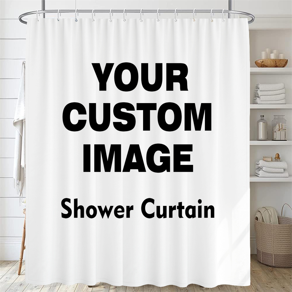 CUSTOM ผ้าม่านห้องน้ําผ้าม่านก - 3D Printing Foto บทวิจารณ์และราคา