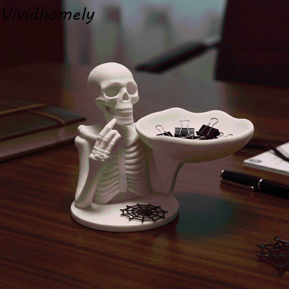 ชามใส่ขนมรูปโครงกระดูกพิมพ์ 3  - 3D Printing Pla บทวิจารณ์และราคา